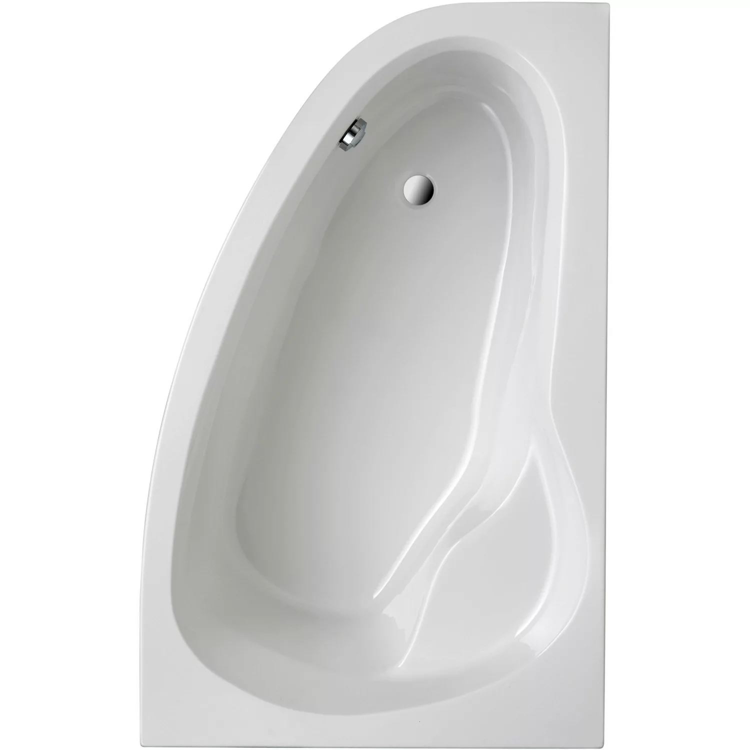 Badewanne Loredana 175 cm x 111 cm Weiß Typ A günstig online kaufen