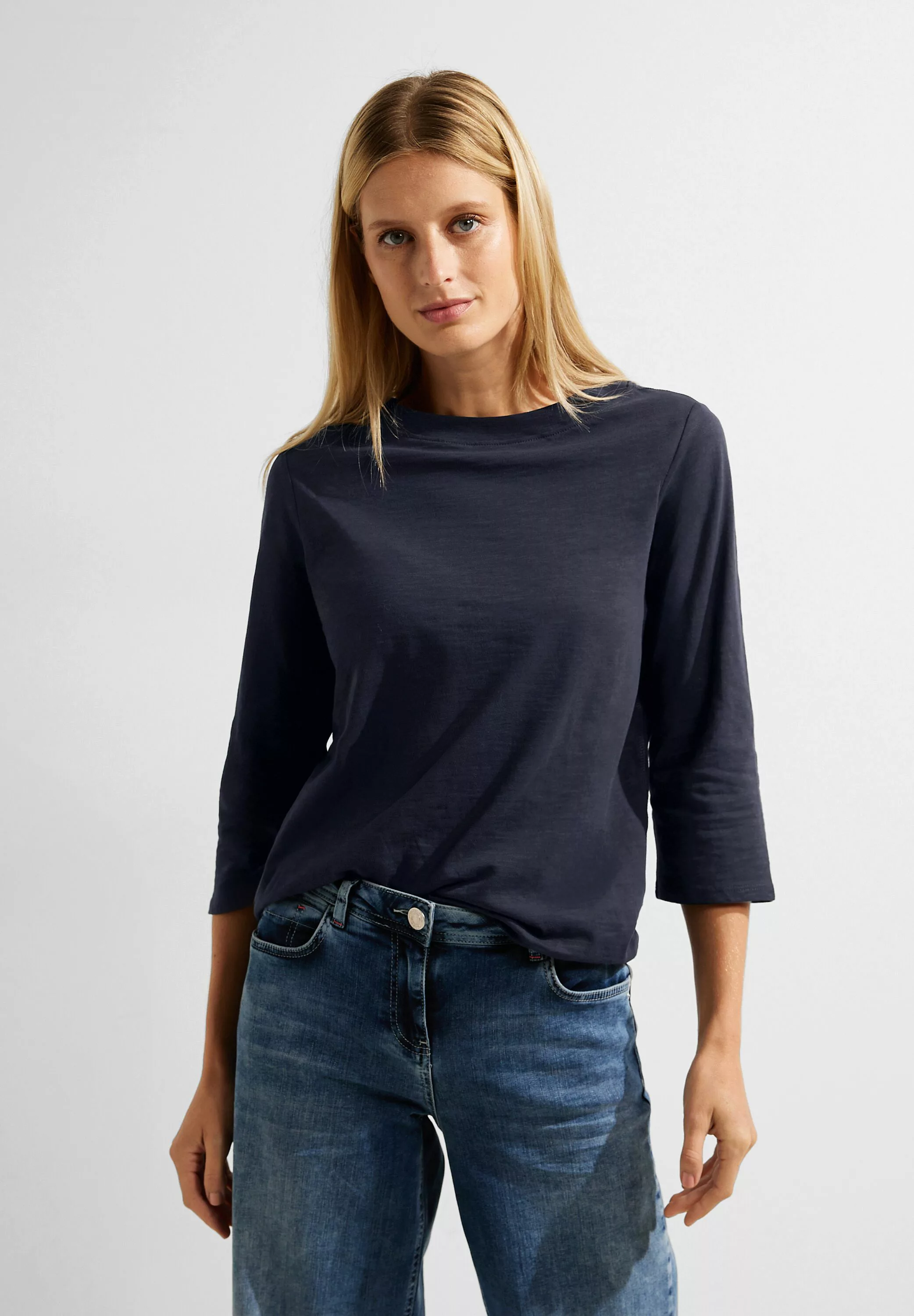 Cecil 3/4-Arm-Shirt, aus reiner Baumwolle günstig online kaufen