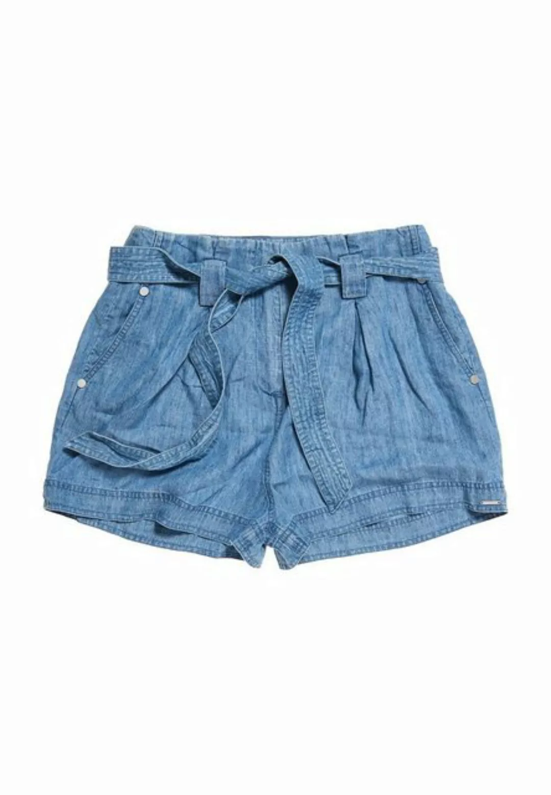 Superdry Shorts Superdry Shorts Damen DESERT PAPER BAG SHORT Indigo Light günstig online kaufen