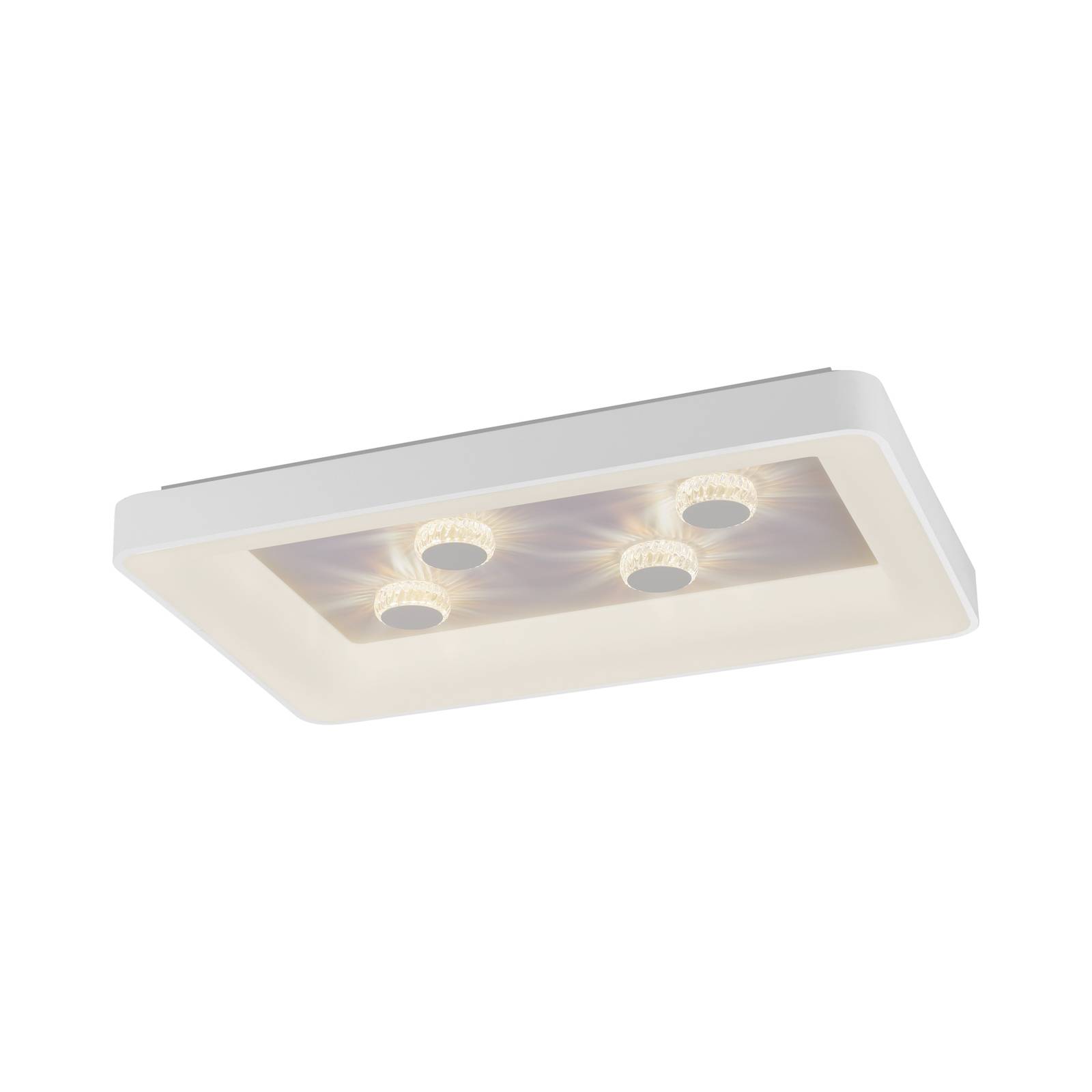 LED-Deckenlampe Vertigo, CCT, 90x60 cm, weiß günstig online kaufen