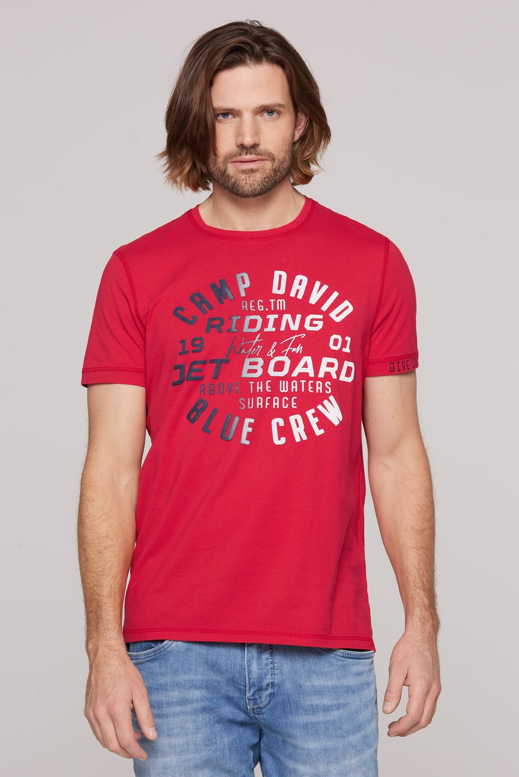 CAMP DAVID Rundhalsshirt, aus Baumwolle günstig online kaufen