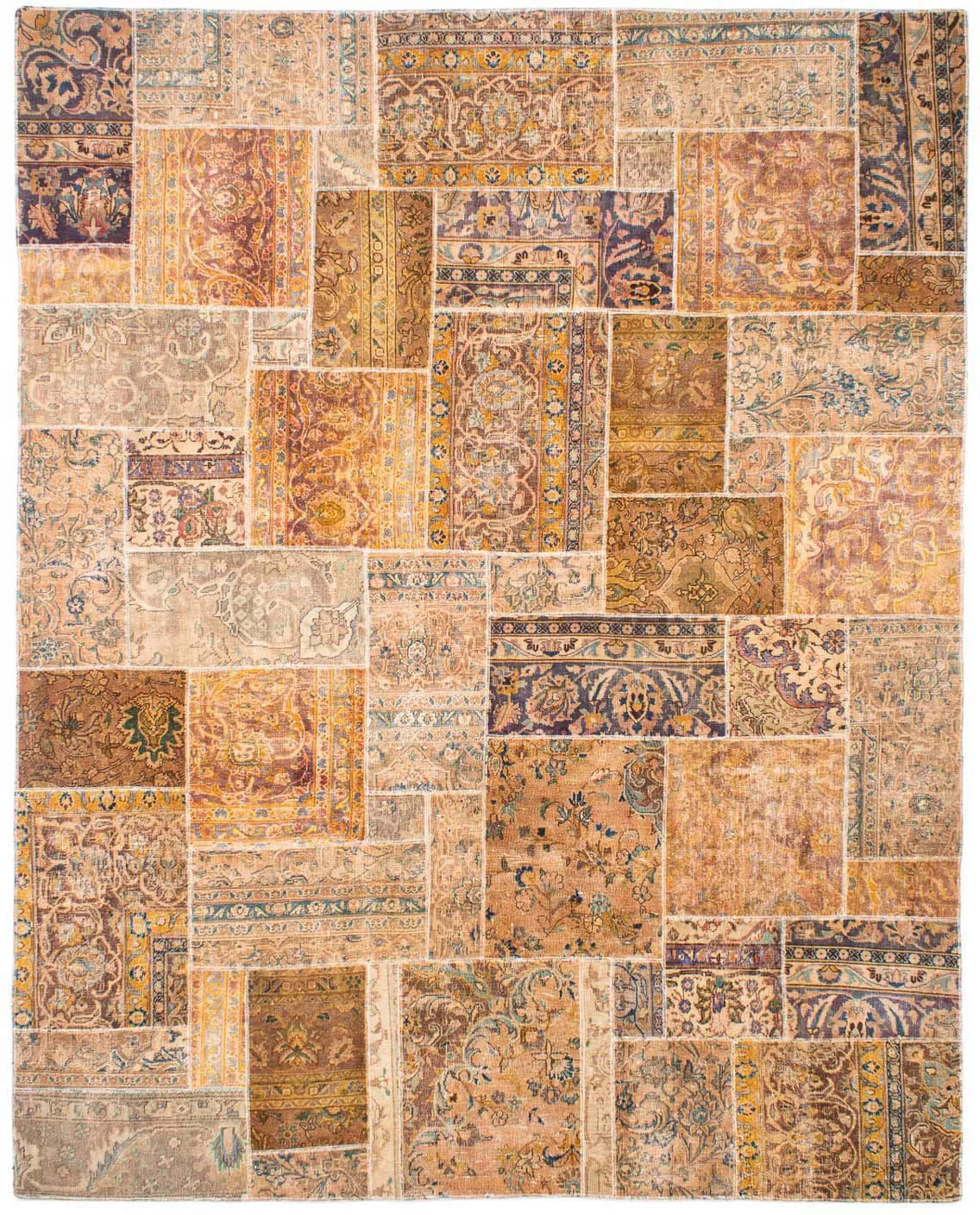 morgenland Teppich »Patchwork - 301 x 241 cm - mehrfarbig«, rechteckig, Woh günstig online kaufen