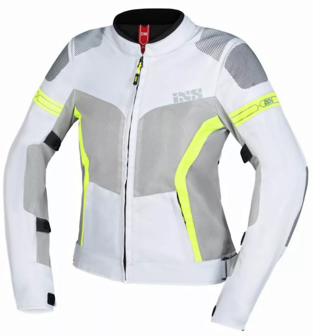 IXS Motorradjacke iXS Sport Damen Jacke Trigonis-Air hellgrau-grau-neon gel günstig online kaufen