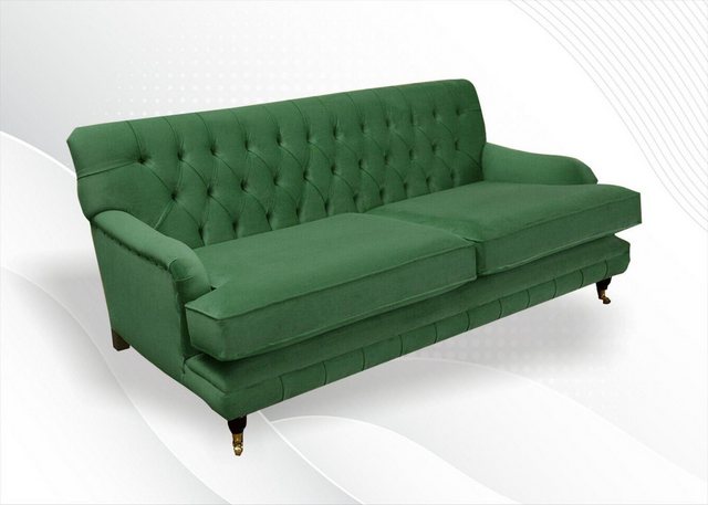 Xlmoebel 3-Sitzer Designer-Sofa Chesterfield aus hochwertigem Stoff für dre günstig online kaufen