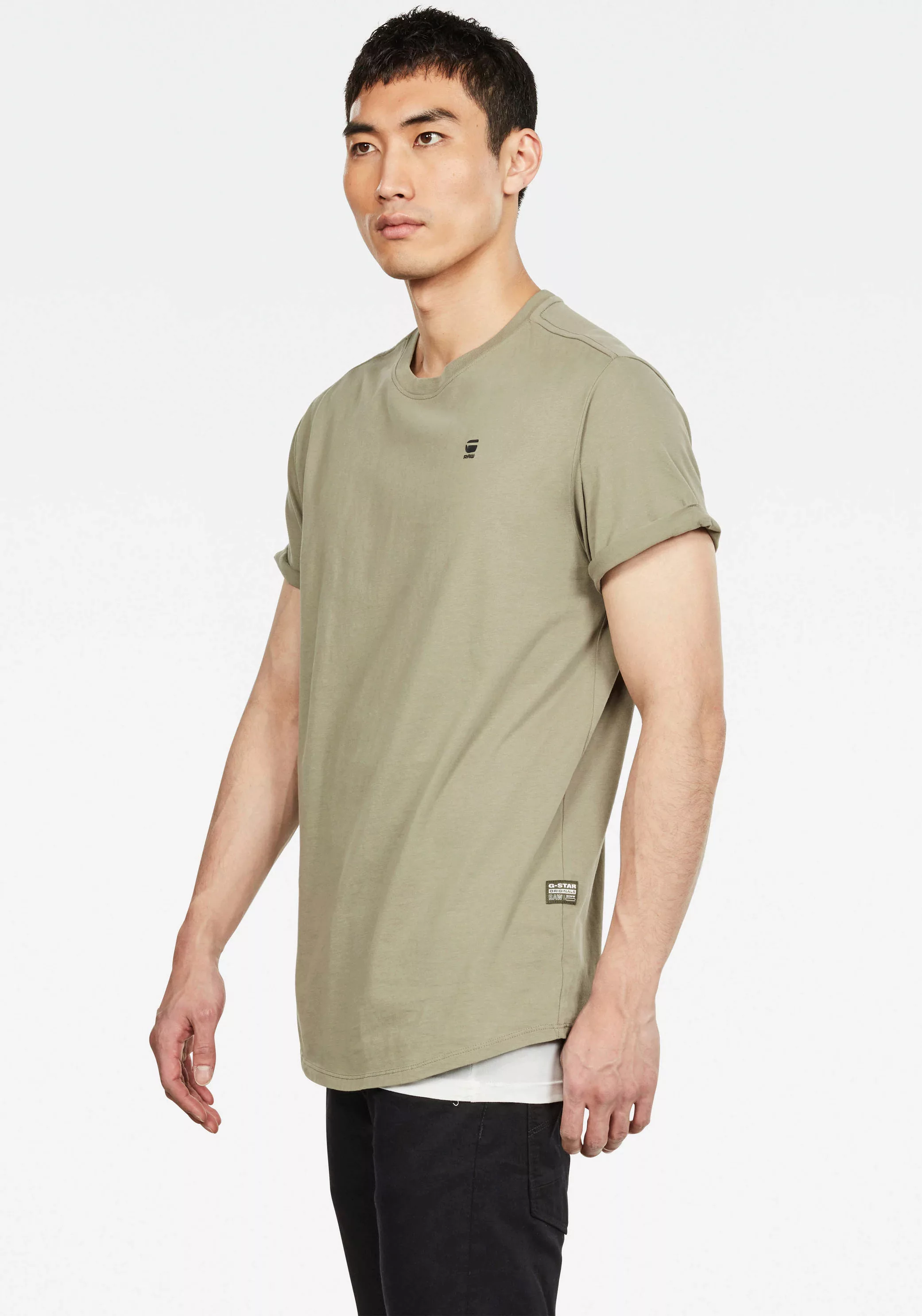 G-Star RAW T-Shirt Lash mit kleinem Logo Stitching günstig online kaufen