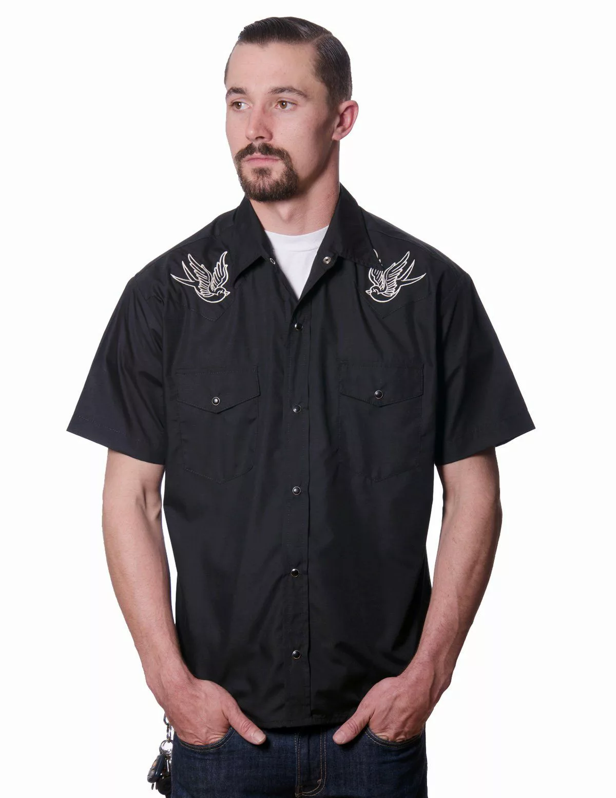 Steady Clothing Kurzarmhemd Sparrow Western Shirt günstig online kaufen