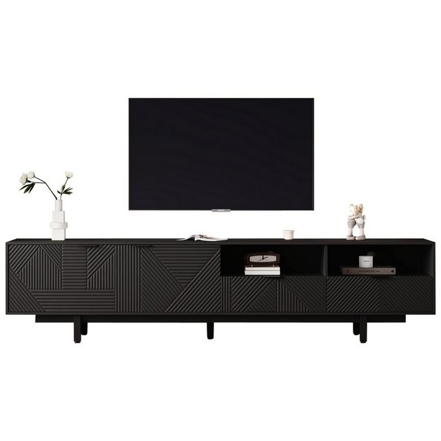 IDEASY TV-Schrank Geschnitztes Design TV-Board, minimalistisches Lowboard, günstig online kaufen