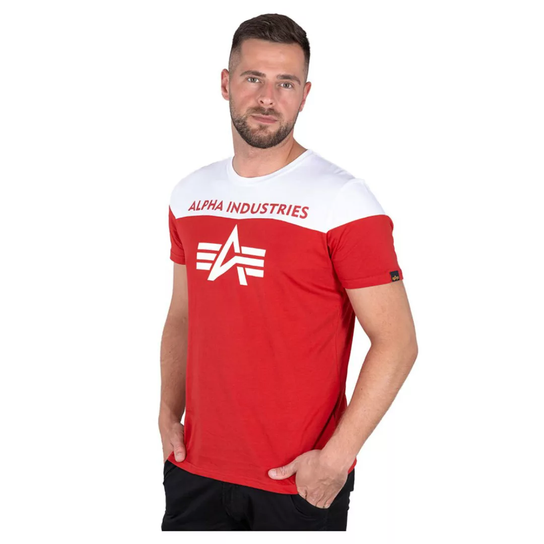 Alpha Industries Cb Kurzärmeliges T-shirt XS Speed Red günstig online kaufen