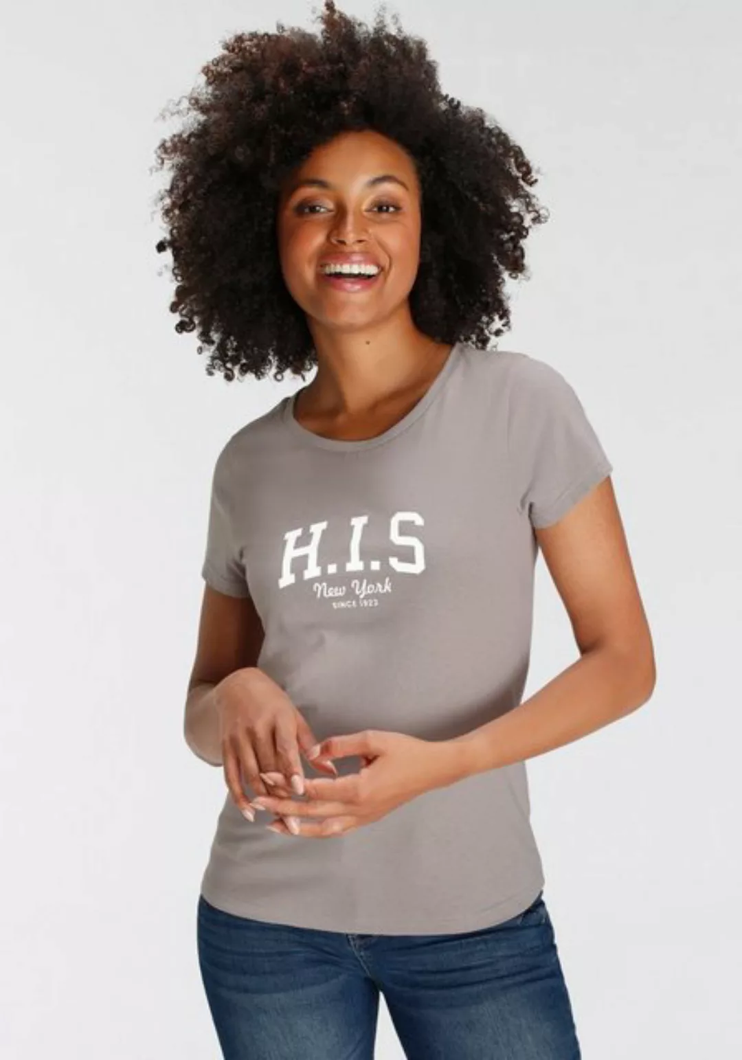 H.I.S T-Shirt, bedruckt, für die Freizeit, aus Baumwolle günstig online kaufen