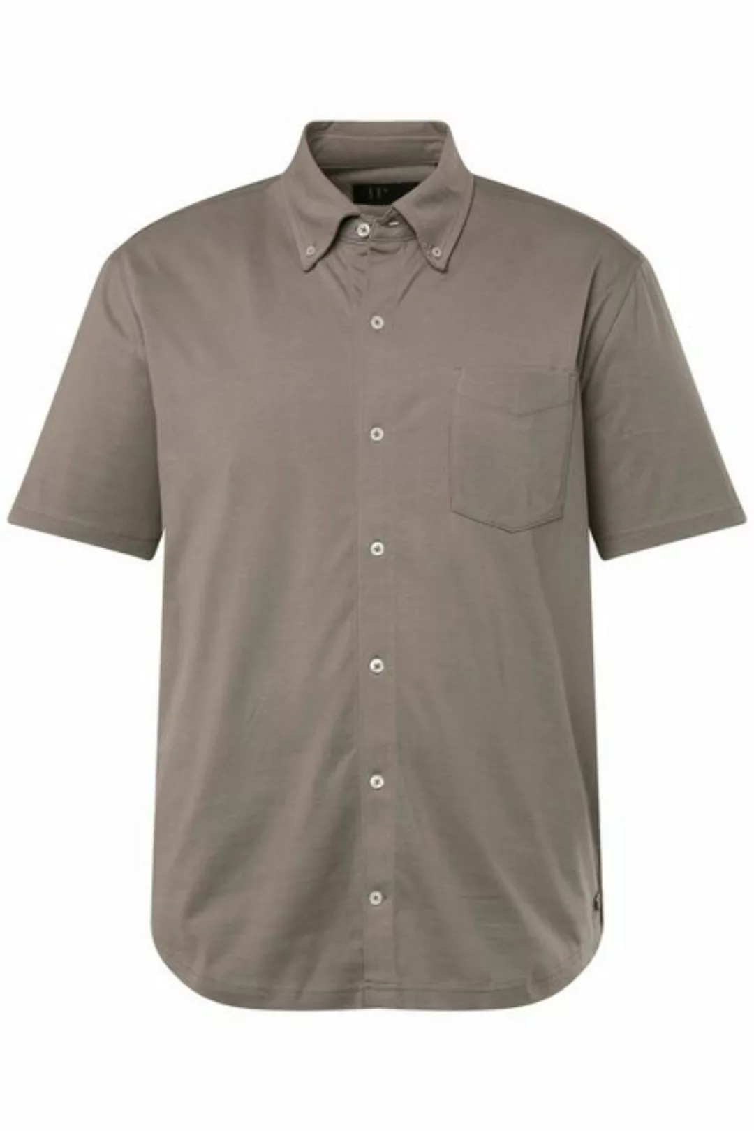 JP1880 Kurzarmhemd Jersey-Hemd Halbarm Buttondown-Kragen Modern Fit günstig online kaufen