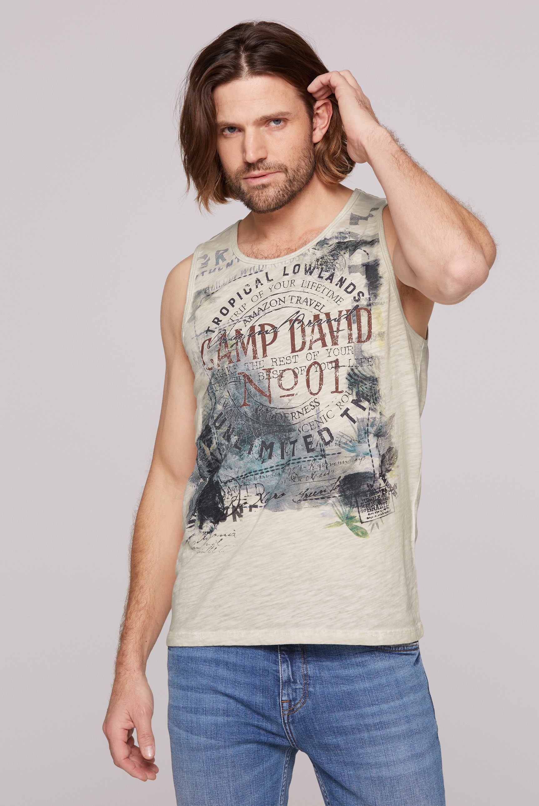 CAMP DAVID Tanktop, aus Baumwolle günstig online kaufen