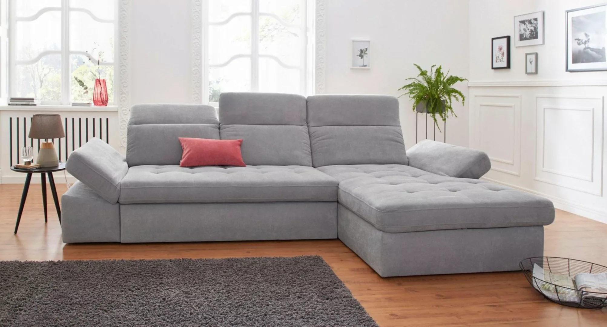 sit&more Ecksofa "Stardust L-Form", wahlweise mit Bettfunktion und Bettkast günstig online kaufen