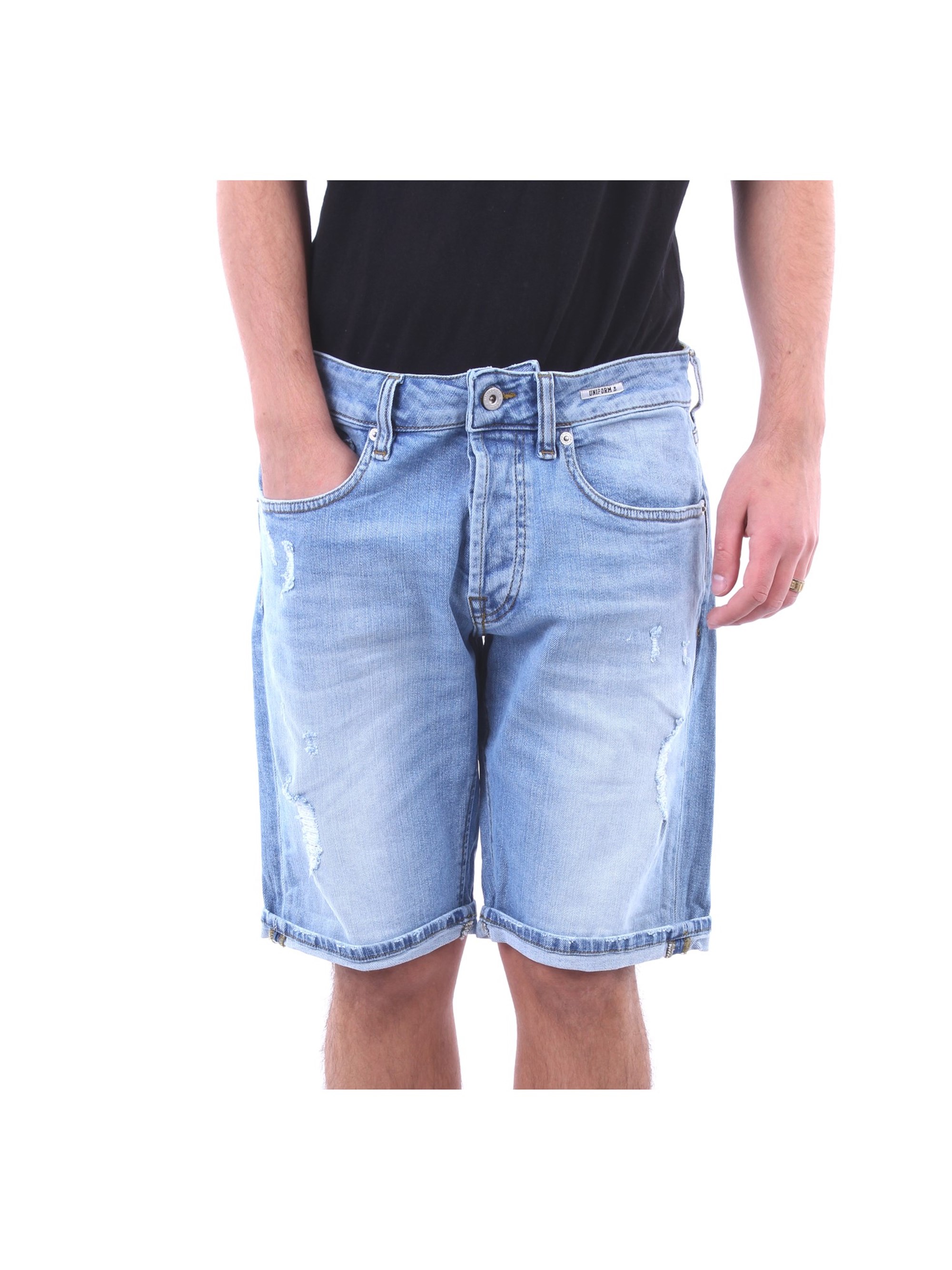 UNIFORM Bermuda Herren Leichte Jeans günstig online kaufen