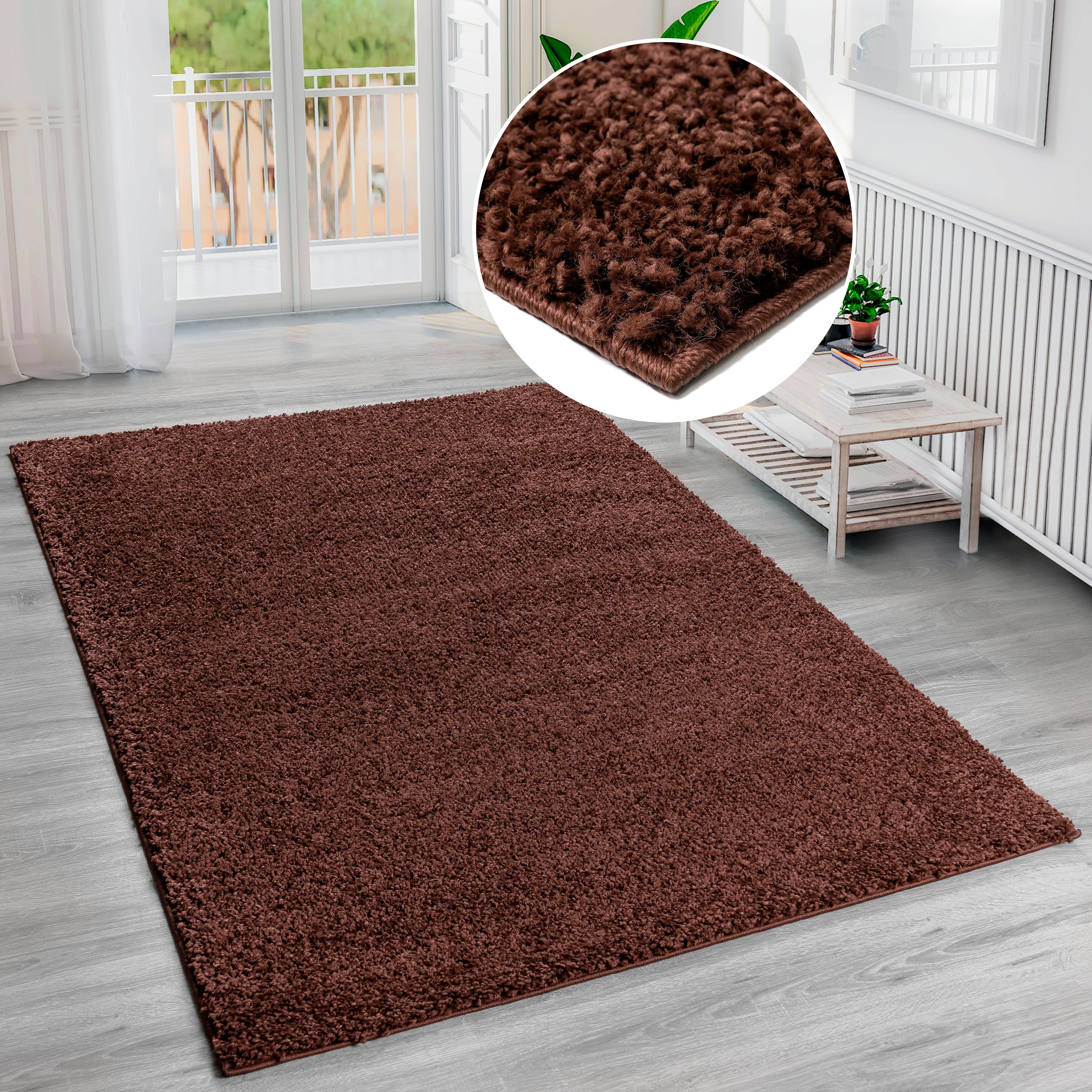 Bruno Banani Hochflor-Teppich Shaggy Soft, rechteckig, günstig online kaufen