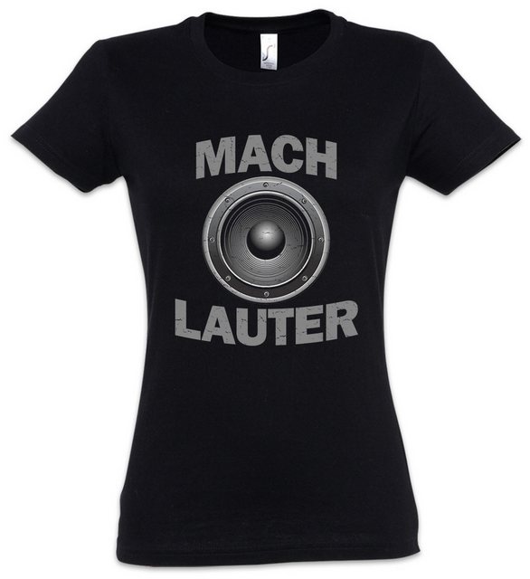 Urban Backwoods Print-Shirt Mach Lauter Damen T-Shirt Techno Club DJ Party günstig online kaufen