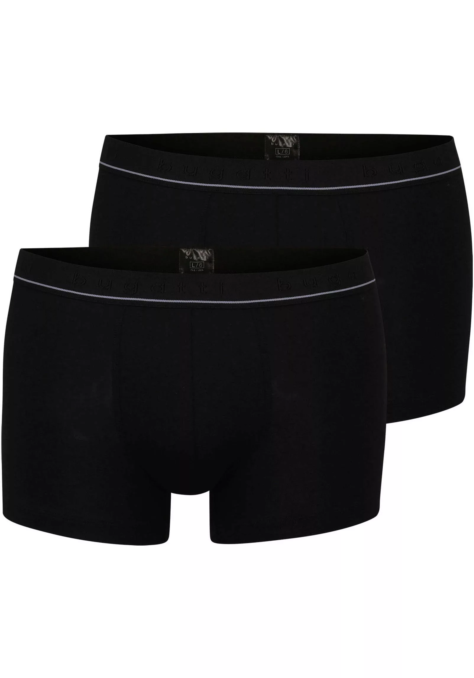 bugatti Boxershorts "Pants 2er Pack, ROM", (2er Pack), mit elastischem Bund günstig online kaufen