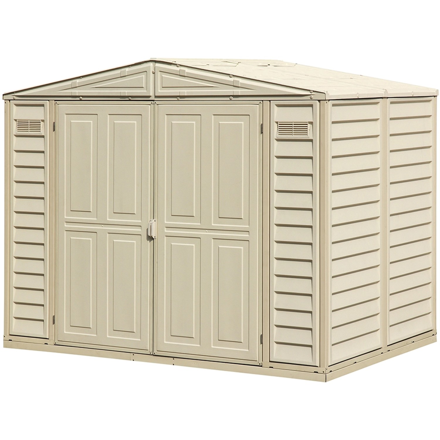 Duramax Kunststoff-Gerätehaus Duramax DuraMate Beige 2,9 m² günstig online kaufen