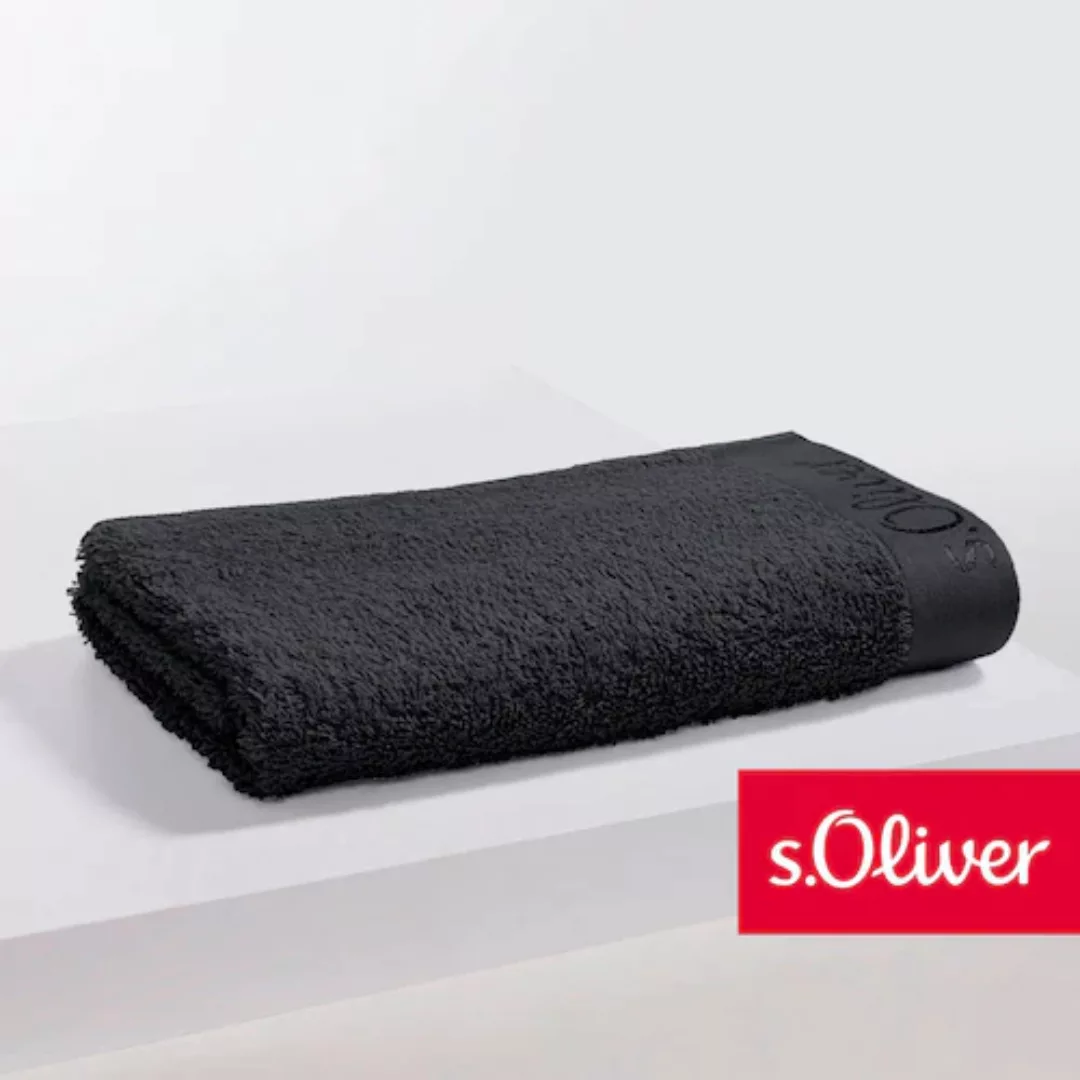 s.Oliver Duschtuch »s. Oliver«, (1 St., Badetuch 70 x 140 cm), besonders we günstig online kaufen