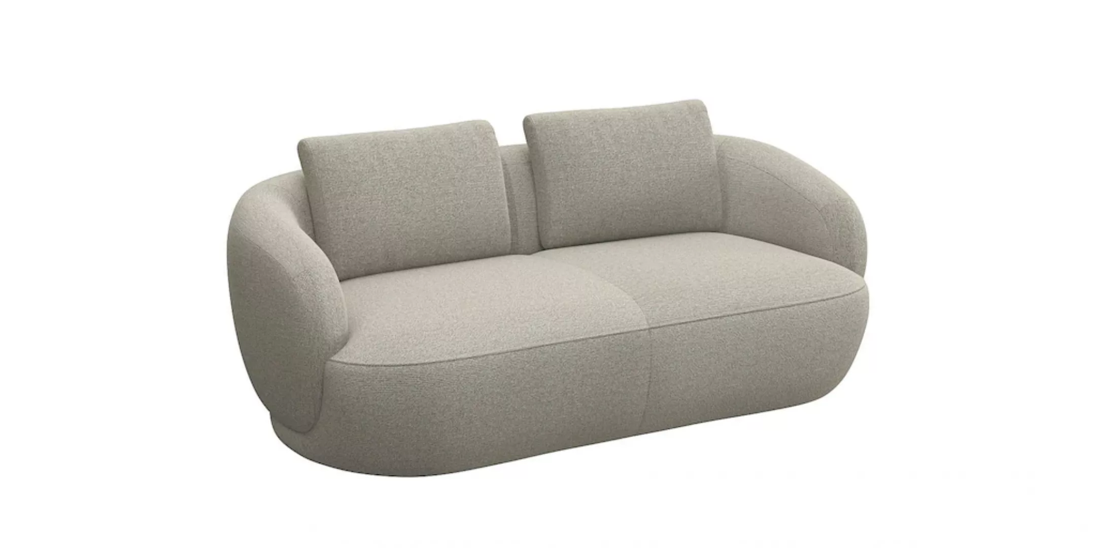 FLEXLUX 2,5-Sitzer »Torino, rund, Couch, Loveseat,«, Modernes, organisches günstig online kaufen