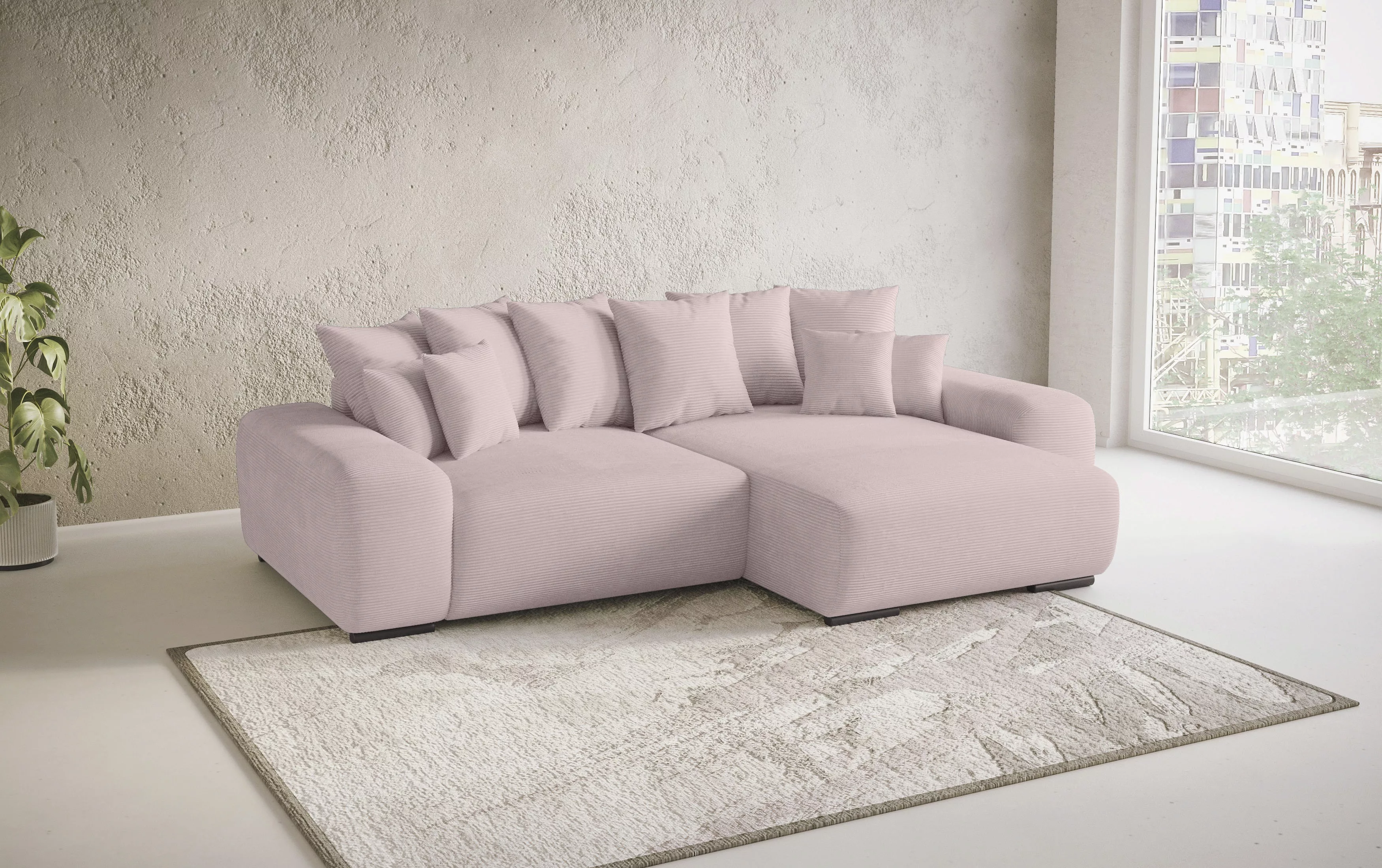 Mr. Couch Ecksofa »Sundance L-Form«, Dauerschläfer mit EasyBett-Schlaffunkt günstig online kaufen