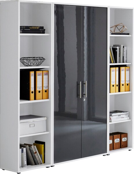 BMG Möbel Büromöbel-Set "Tabor", besteht aus 1 Aktenschrank und 2 Regalen günstig online kaufen
