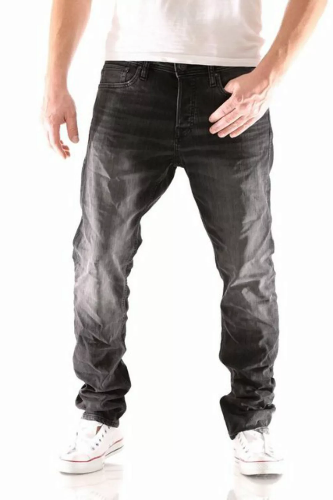 Jack & Jones Slim-fit-Jeans Jack & Jones Tim Original Slim Herren Jeans günstig online kaufen