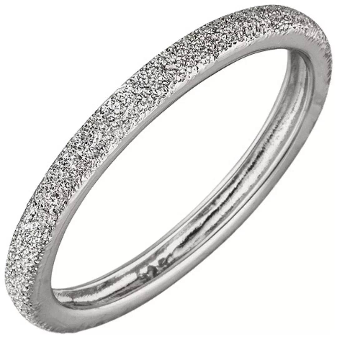 SIGO Damen Ring schmal 925 Sterling Silber mit Struktur Silberring günstig online kaufen