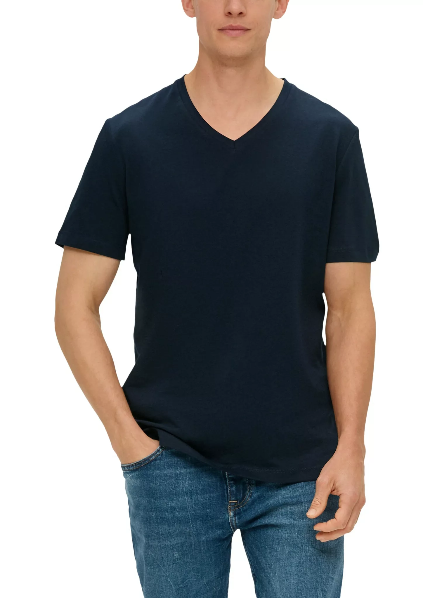 s.Oliver V-Shirt, im 3er-Pack günstig online kaufen