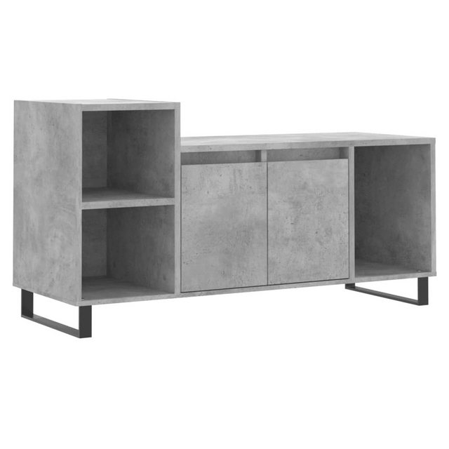 vidaXL TV-Schrank TV-Schrank Betongrau 100x35x55 cm Spanplatte TV-Lowboard günstig online kaufen