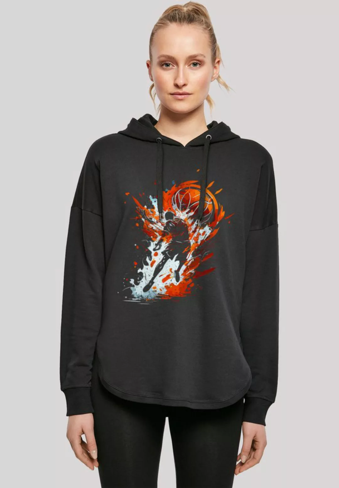 F4NT4STIC Kapuzenpullover "Basketball Splash Sport Oversize Hoodie", Print günstig online kaufen