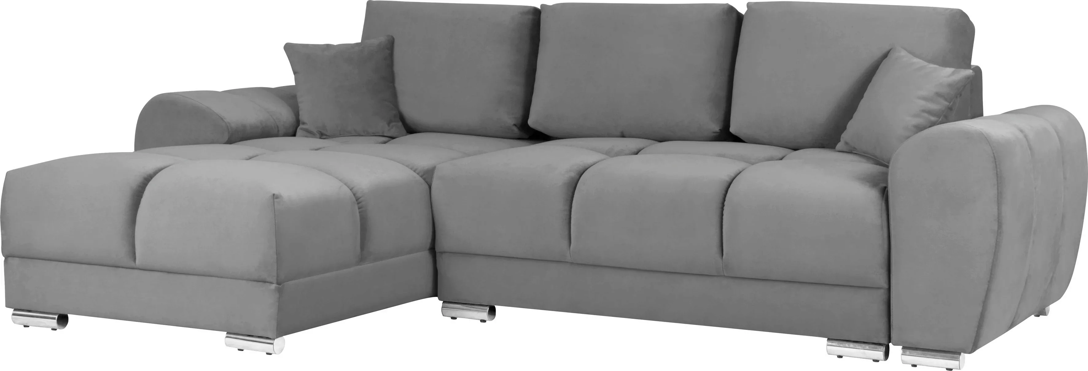 INOSIGN Ecksofa "Azzuro L-Form", incl. Bettfunktion und Bettkasten günstig online kaufen