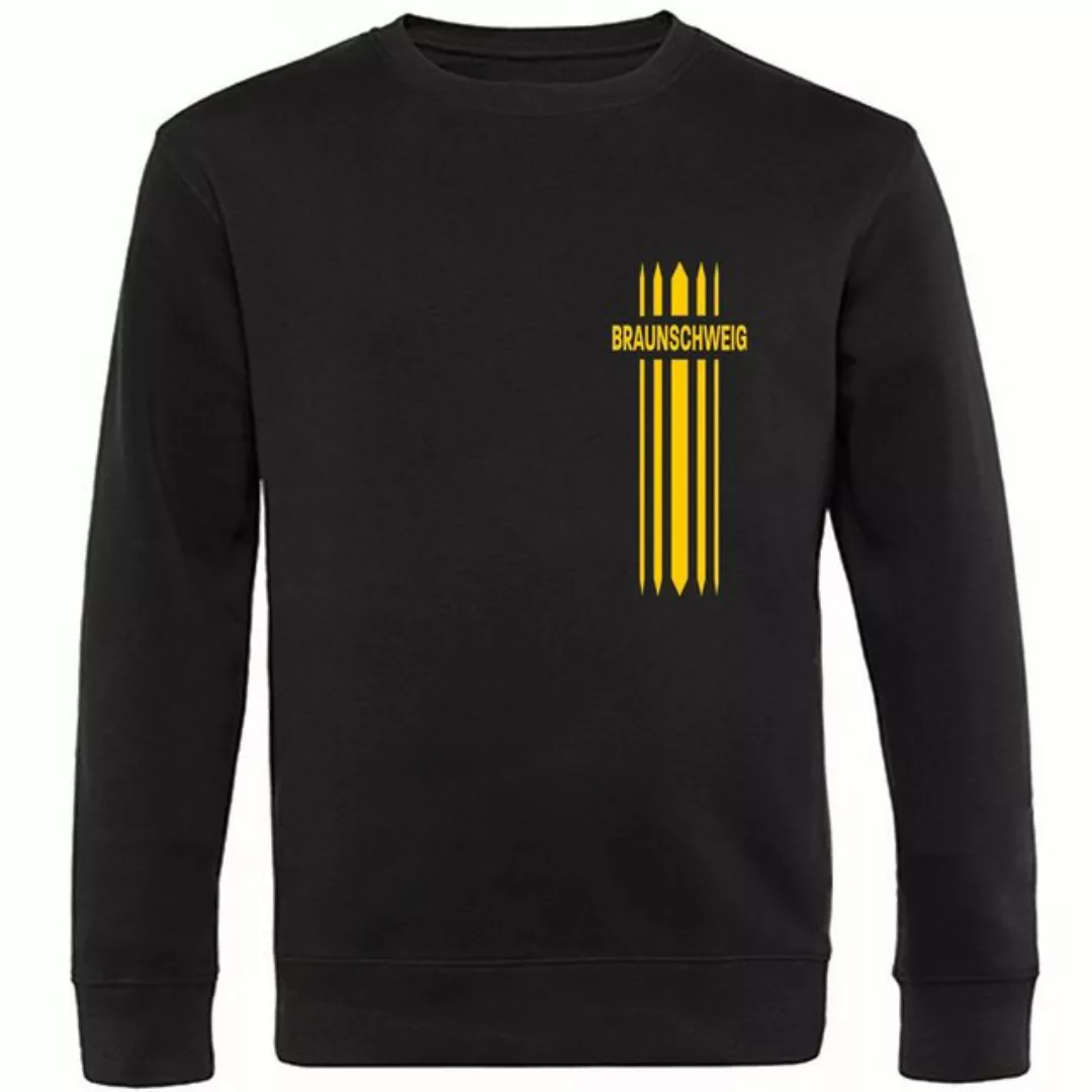 multifanshop Sweatshirt Braunschweig - Streifen - Pullover günstig online kaufen