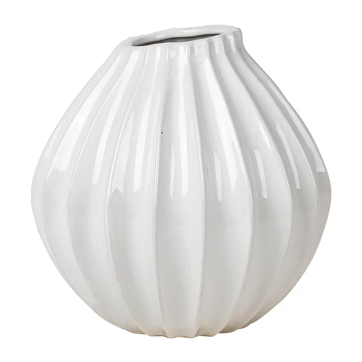 Wide Vase ivory 25cm günstig online kaufen