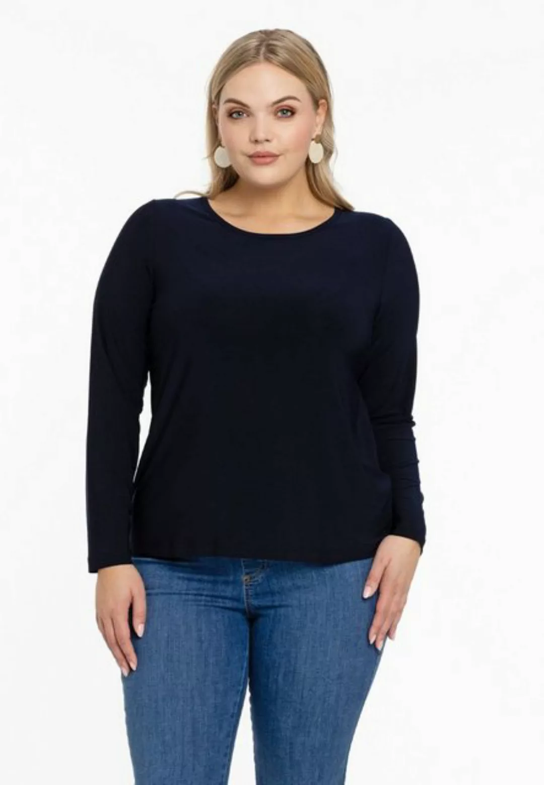 YOEK Langarmshirt Damen Tunika Große Größen günstig online kaufen