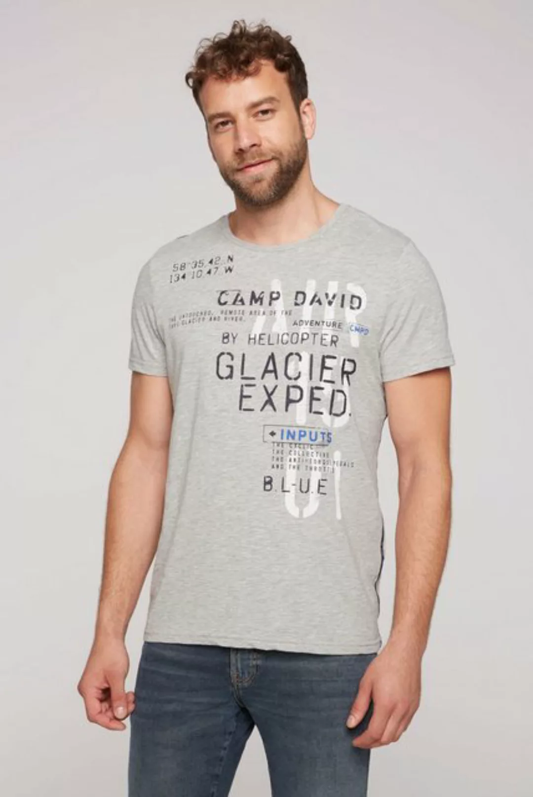 CAMP DAVID Rundhalsshirt, aus Baumwolle günstig online kaufen