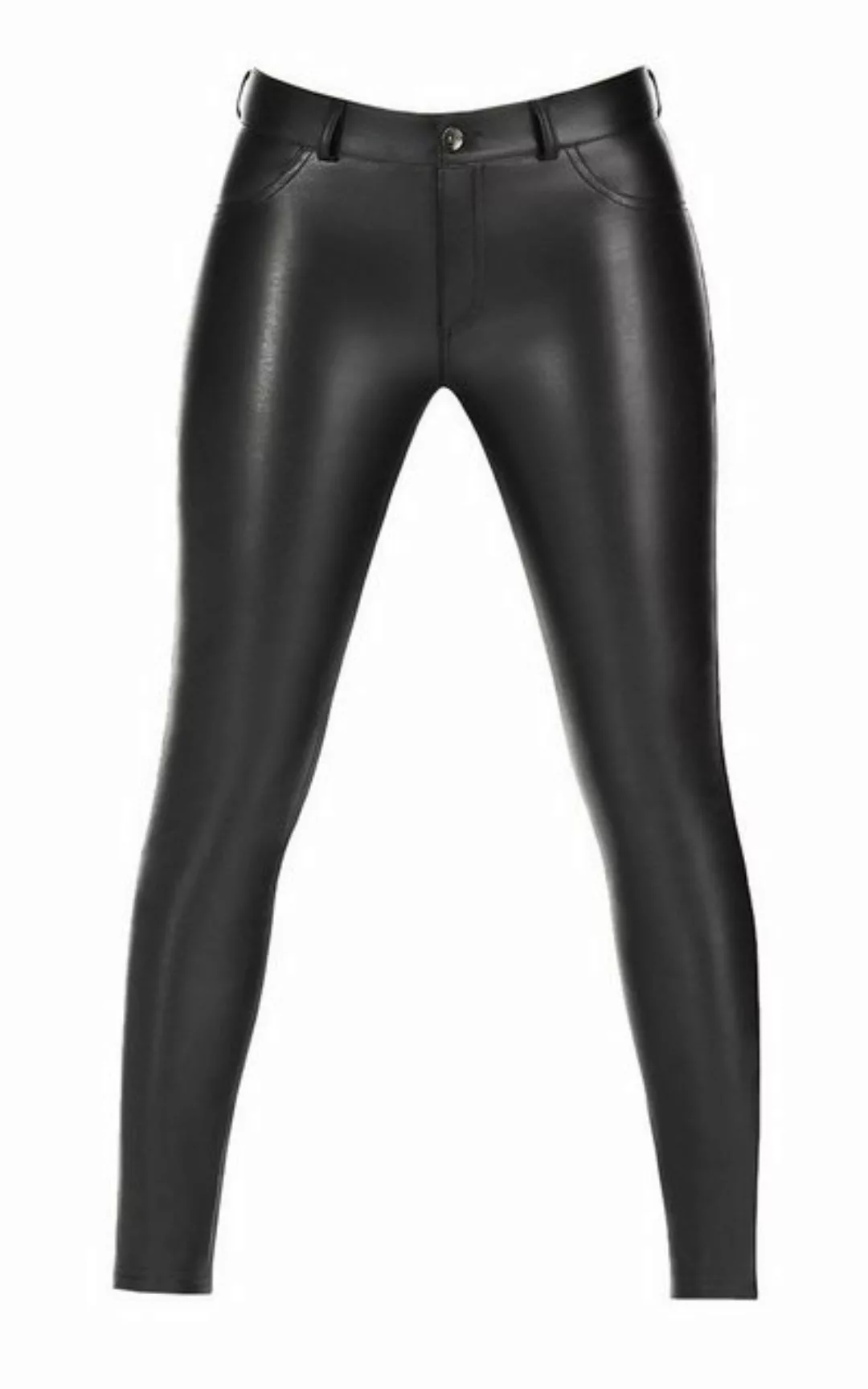 Bas Bleu Shapingleggings in Lederoptik, formend Leggins Wetlook Formlegging günstig online kaufen