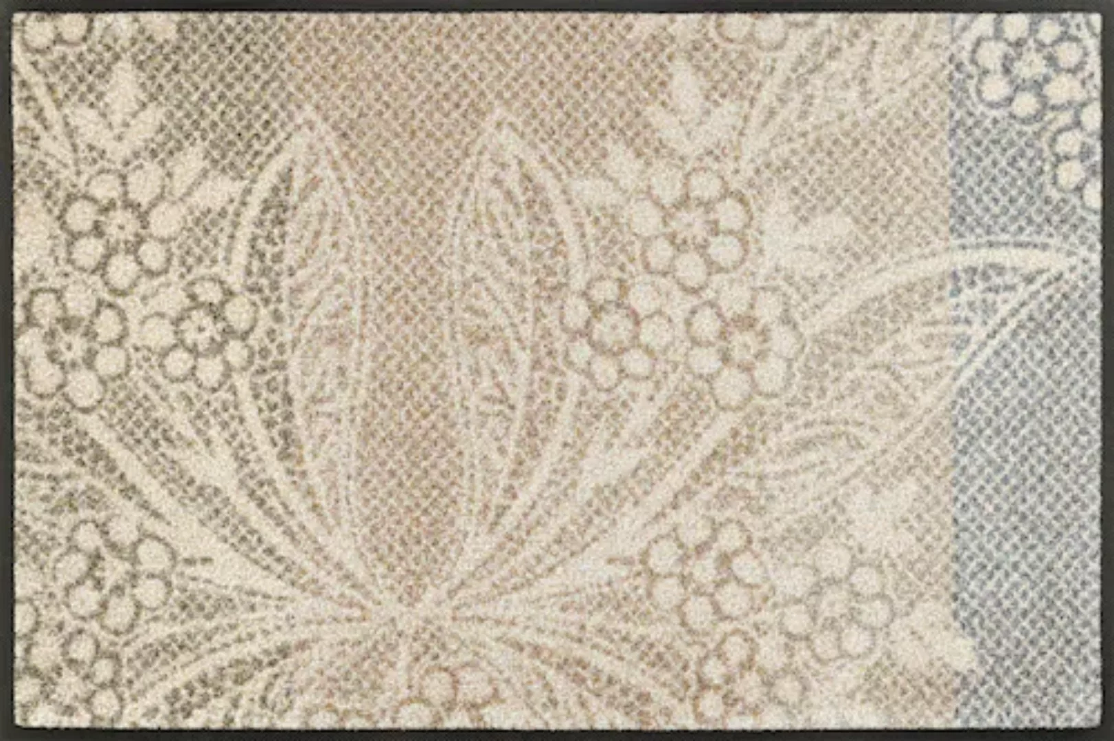 wash+dry by Kleen-Tex Fußmatte »Floral Lace«, rechteckig günstig online kaufen