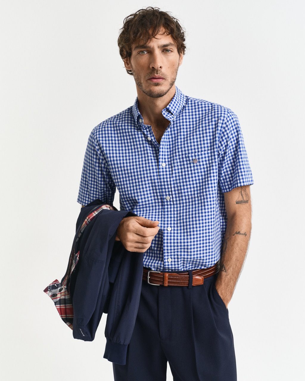 Gant Blusenshirt REG POPLIN STRIPE SHIRT, LIGHT BLUE günstig online kaufen