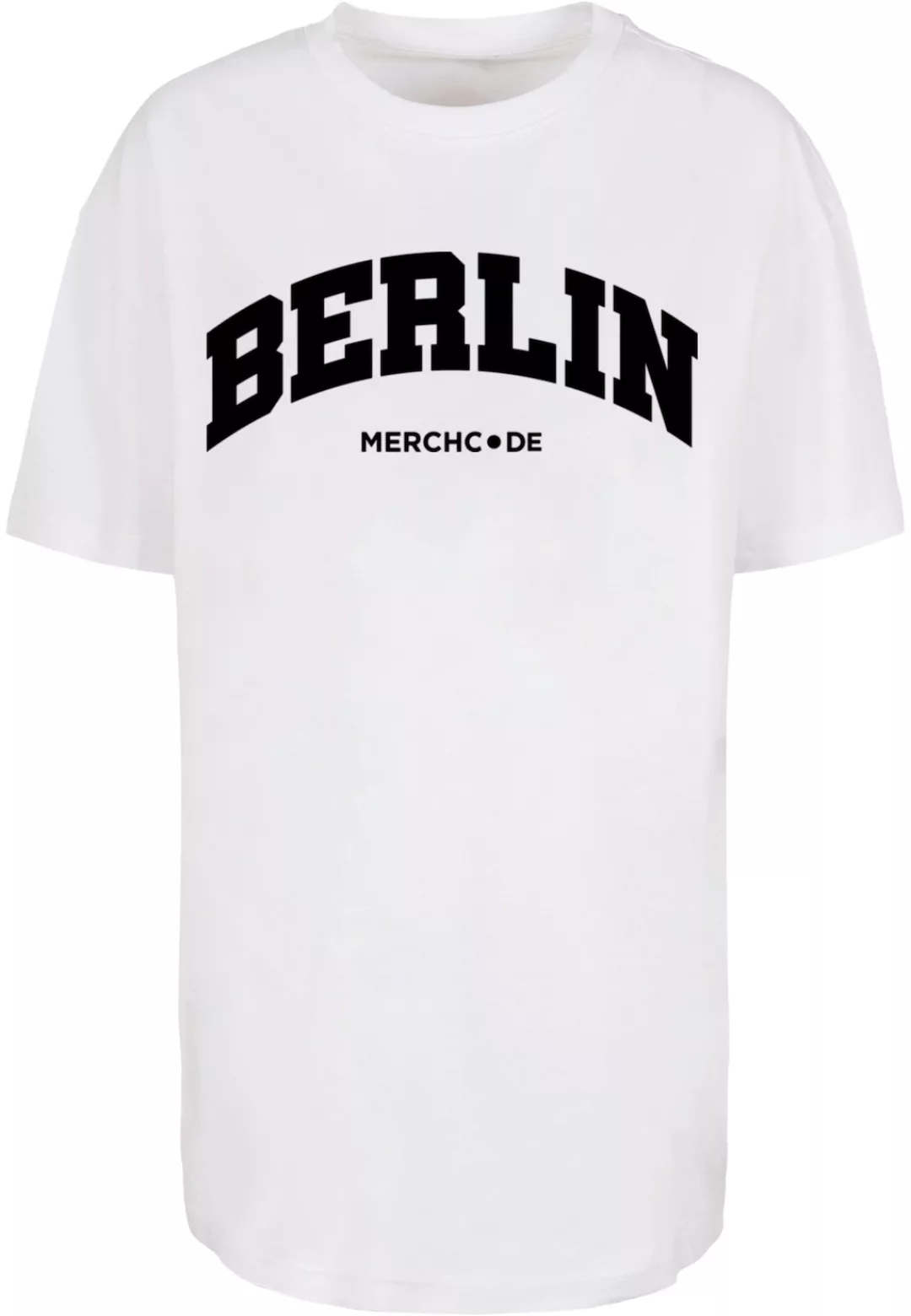 Merchcode T-Shirt "Merchcode Damen Ladies Berlin Wording - Oversized Boyfri günstig online kaufen