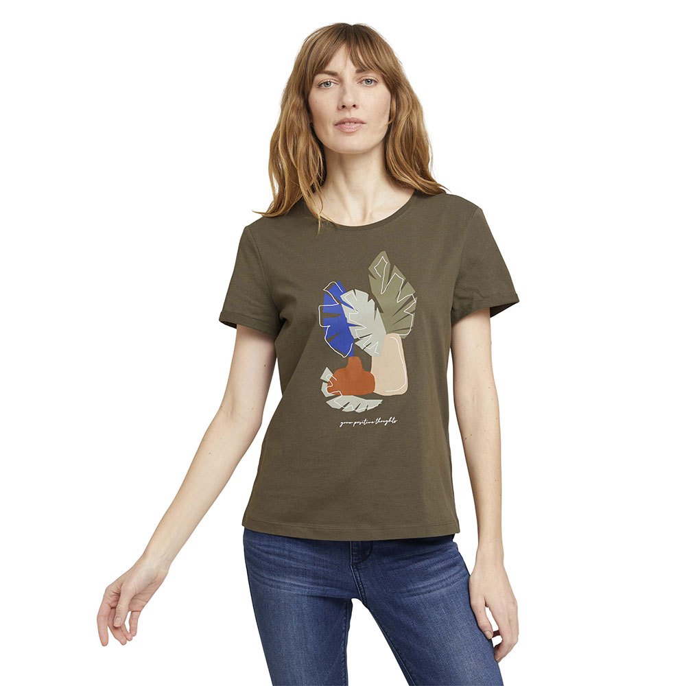 Tom Tailor Langarm T-shirt 2XL Grape Leaf Green günstig online kaufen