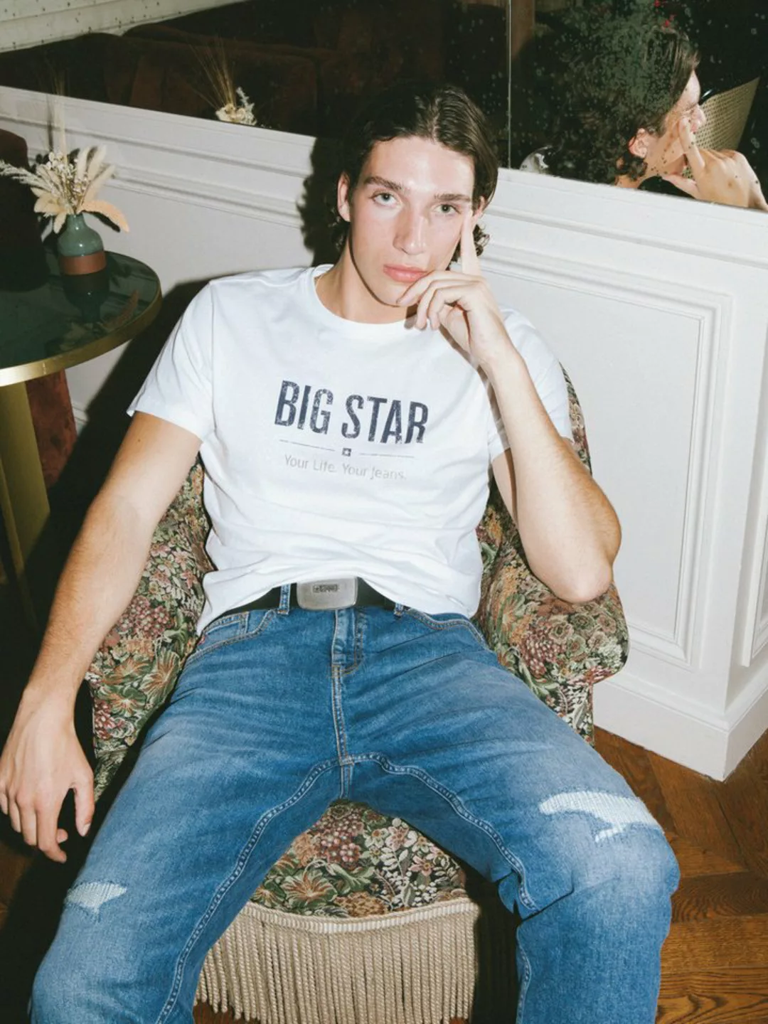 BIG STAR T-Shirt BRUNO weiß günstig online kaufen