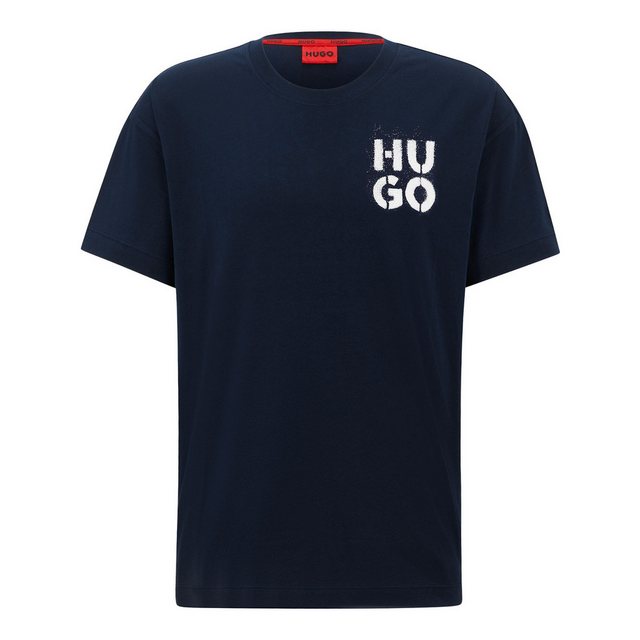 HUGO T-Shirt Spray Logo T-Shirt mit Logoprint in Spray-Look günstig online kaufen