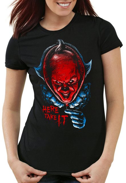 style3 T-Shirt Nimm ES pennywise clown horrorfilm halloween stephen king günstig online kaufen