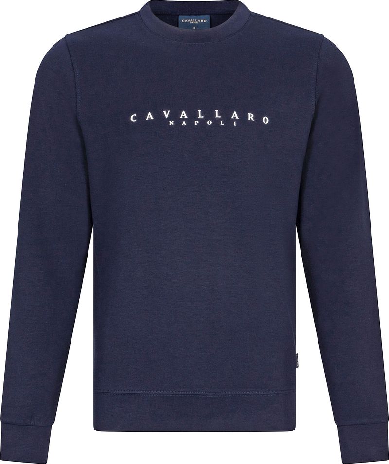 Cavallaro Cavezzio Sweater Logo Navy - Größe XL günstig online kaufen