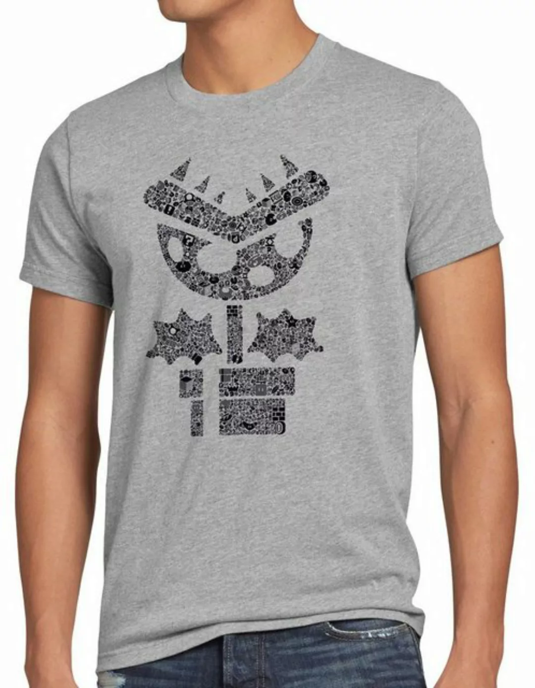 style3 Print-Shirt Herren T-Shirt Super Piranha mario videospiel gamer worl günstig online kaufen