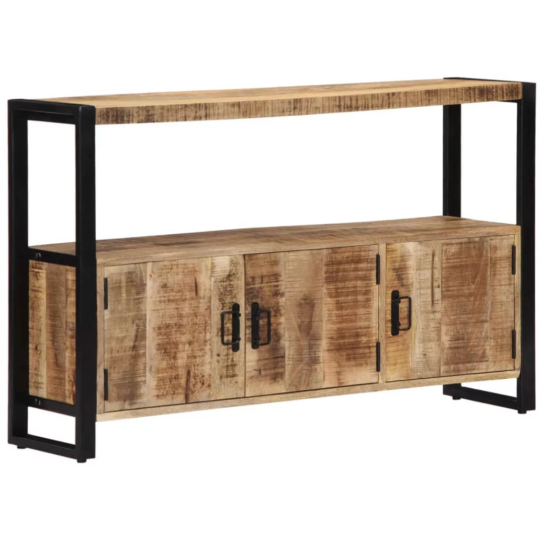 Beistellschrank 120 X 30 X 75 Cm Massivholz Mango günstig online kaufen