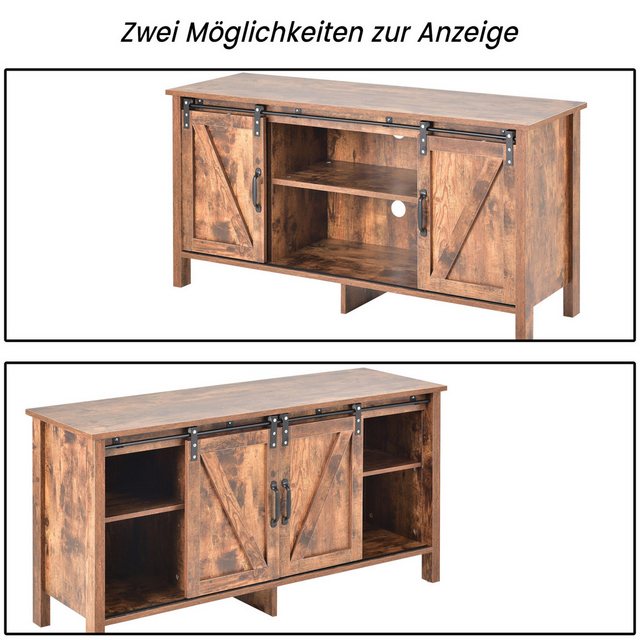 KLAM HOME TV-Schrank TV Stand Fernsehschrank Sideboard niedriger Schrank (m günstig online kaufen