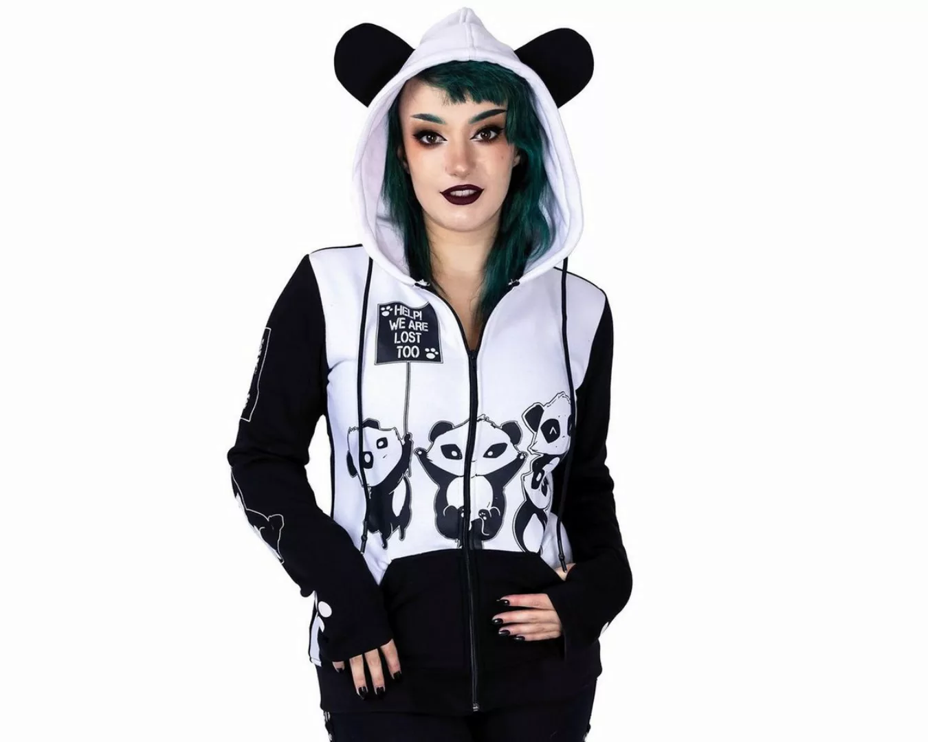 Killer Panda Kapuzensweatshirt Kapuzenjacke KP Lost Hood Cute Kawaii Anime günstig online kaufen