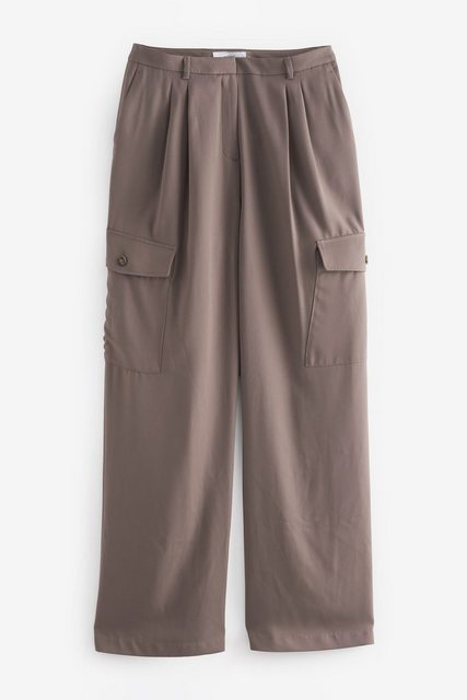 Next Cargohose Tailored Fit Hose mit weitem Bein, Kurzgröße (1-tlg) günstig online kaufen