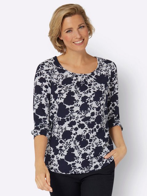 Sieh an! Klassische Bluse Schlupf-Bluse günstig online kaufen
